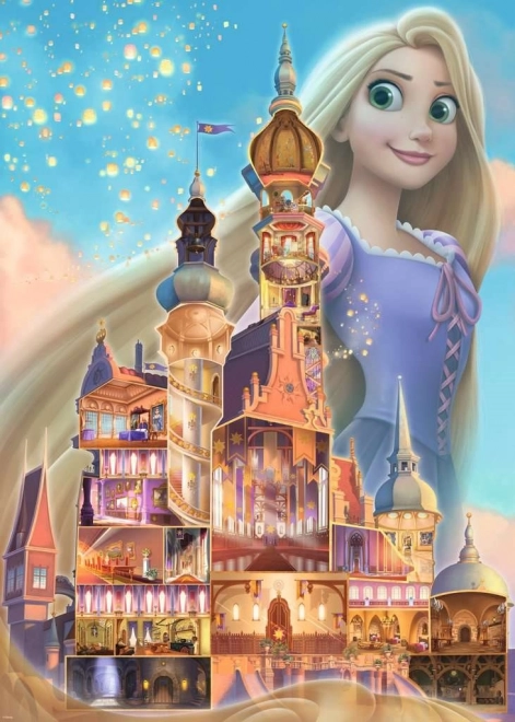 Puzzle Disney Castello di Rapunzel 1000 Pezzi