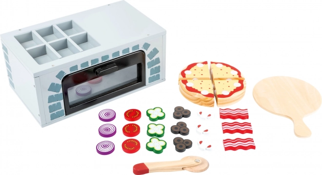 Forno per pizza in legno con accessori Small Foot