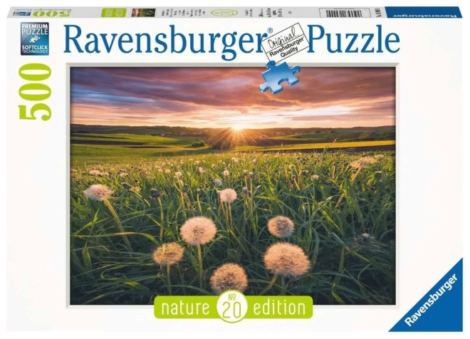 Puzzle Tarassaco al Tramonto di Ravensburger 500 Pezzi