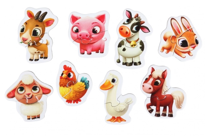 Animali Domestici Puzzle Educativo