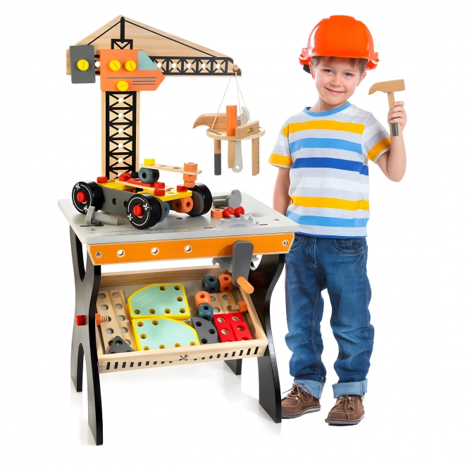 Banco da lavoro in legno per bambini Ecotoys