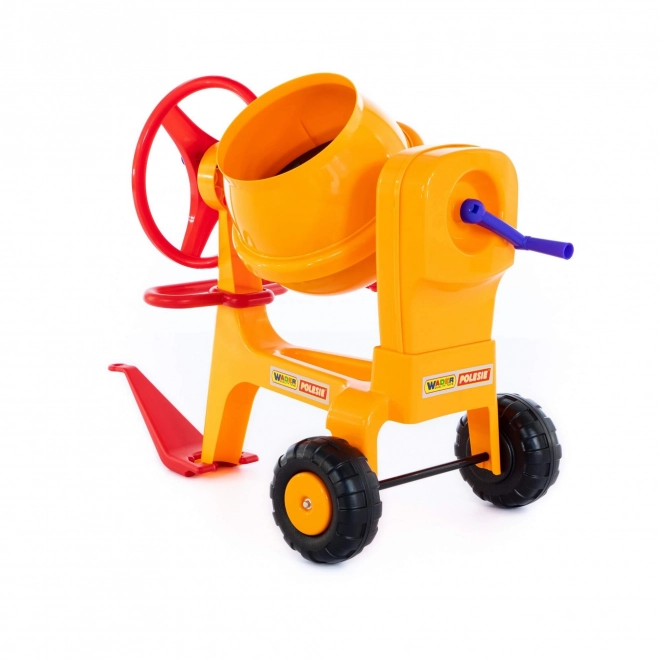 Betoniera da costruzione per bambini con dispositivo di traino