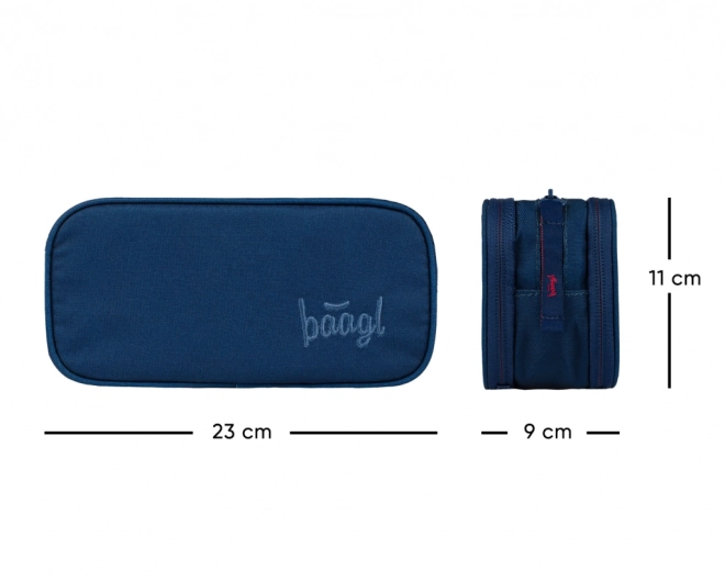 Astuccio studentesco Baagl Big Navy