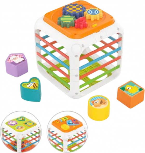 Cubo educativo Woopie Sorter 4v1 forme 18m+