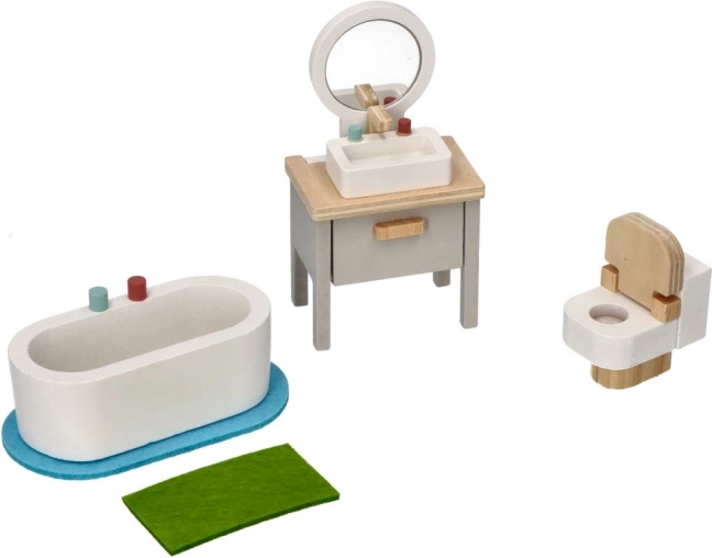 Mobili da bagno per la casa delle bambole