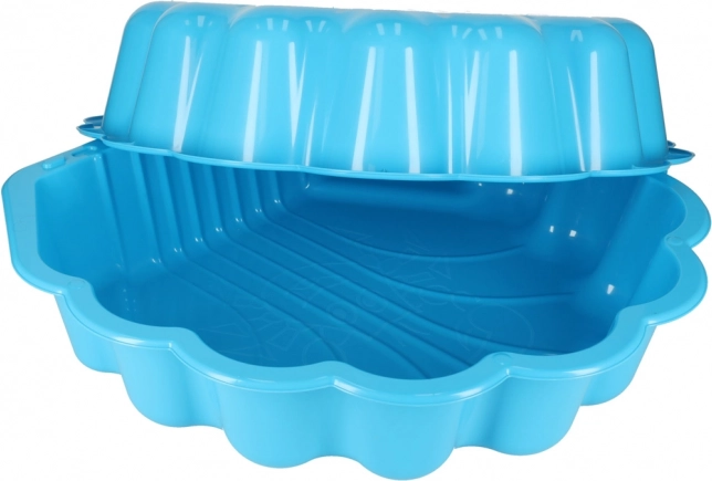 Piscina e sabbiera Muschelka Twins 2 in 1 blu