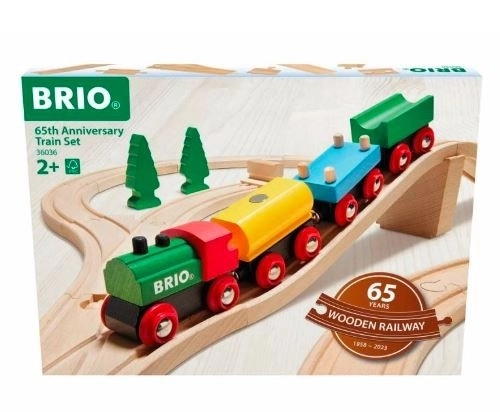 Set treno anniversario 65 anni Brio