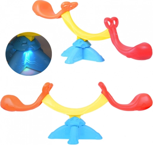 Altalena a dondolo per bambini con melodie e luce