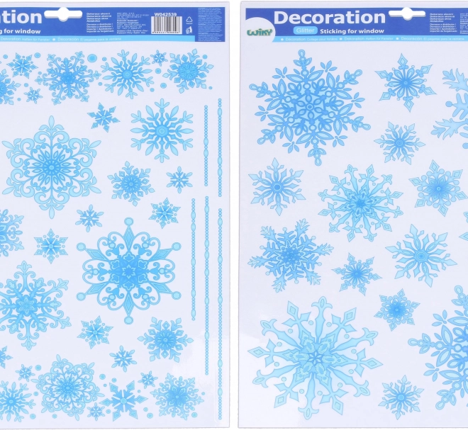 Decorazione per finestre Fiocchi di neve 41 × 29 cm Natale