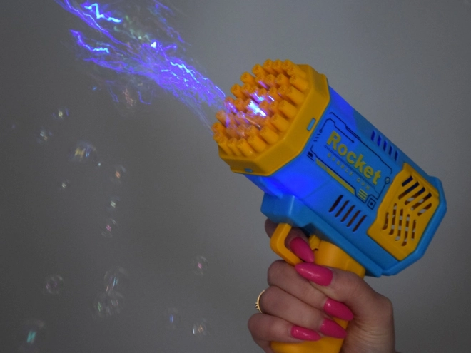 Pistola per bolle di sapone set luce + liquido per bambini ZA4976