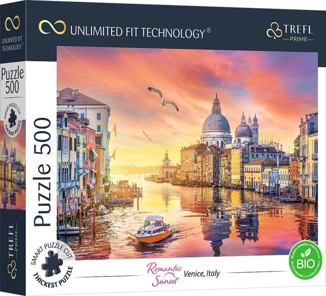 Puzzle TREFL Tramonto Romantico: Venezia, Italia 500 Pezzi