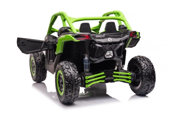 Auto a batteria Buggy Can-am RS verde 4x4