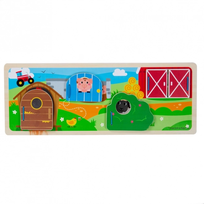 Puzzle Sensoriale Fattoria Bigjigs Toys