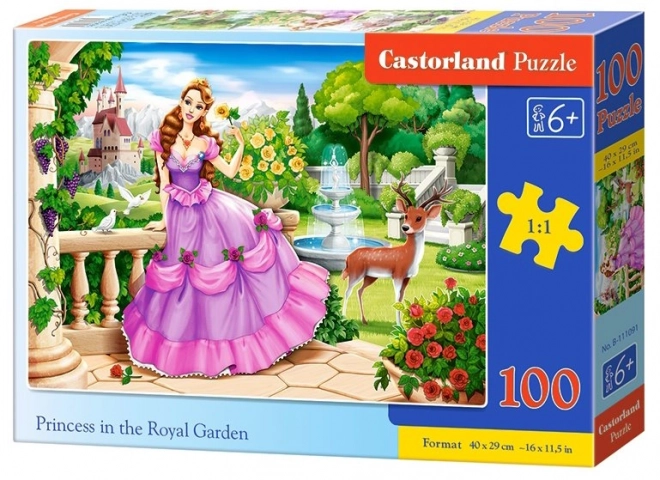 Puzzle 100 pezzi Principessa nel Giardino Reale