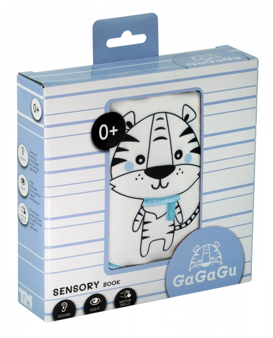 Libro sensoriale a contrasto - tigre