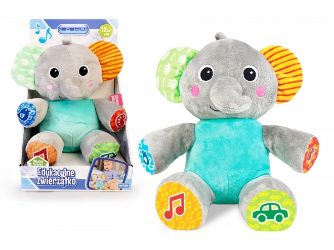 Elefante di peluche interattivo