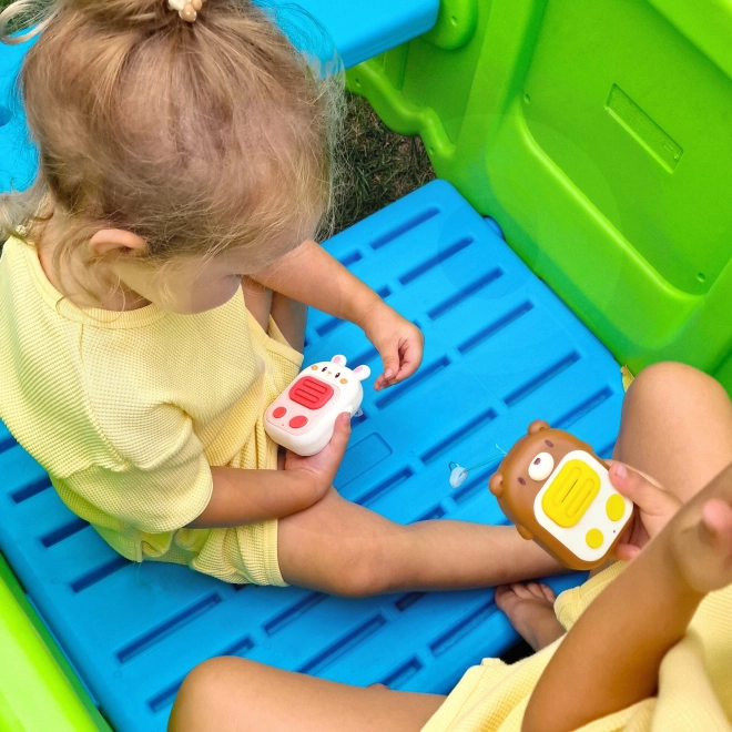 Walkie Talkie Set per Bambini a Forma di Orso e Coniglietto