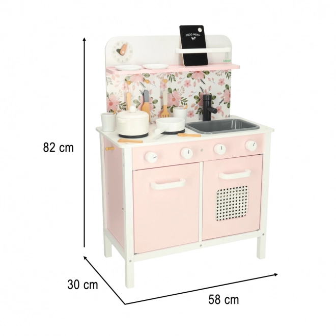 Cucina per bambini Lulilo Flora rosa