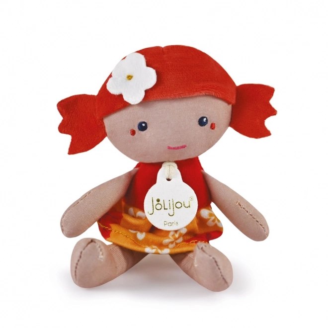 Bambola Doudou Jolijou Léna 16 cm Gialla