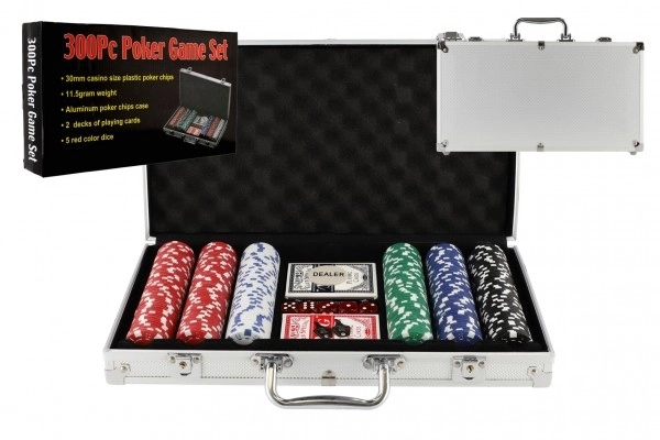 Set da poker in valigetta di alluminio - 300 pezzi