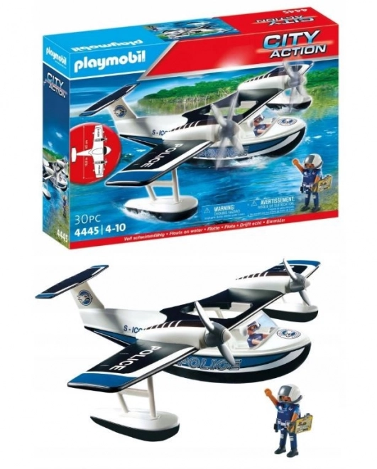 Set di figurine City Action Battello della Polizia