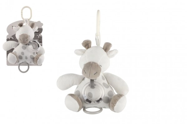 Carillon Giraffa 18 cm grigio-bianco