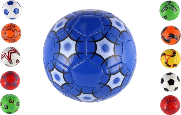 Pallone da calcio junior 15 cm – cucito, in pelle sintetica, mix di colori
