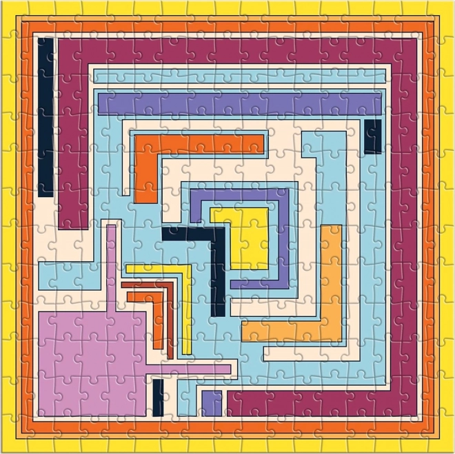 GALISON Puzzle quadrato Frank Lloyd Wright: Blocchi tessili 4x200 pezzi