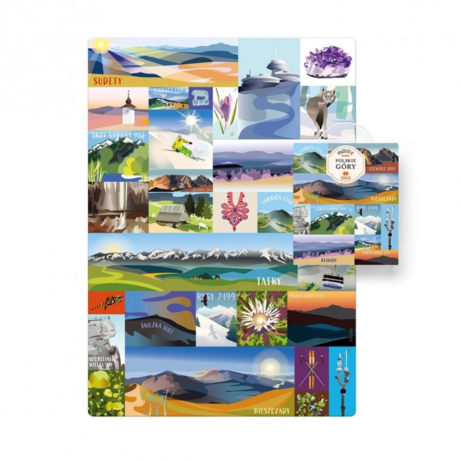 Puzzle Puzzlove Montagne Polacche 1000 pezzi