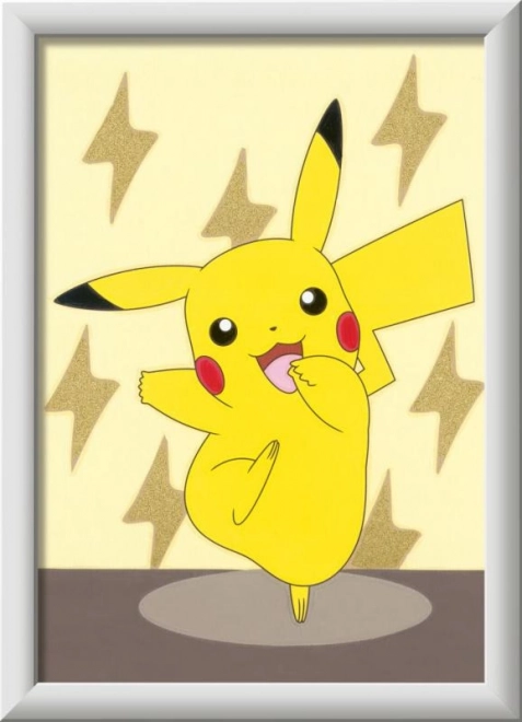 CreArt pittura per numeri Pokémon Pikachu