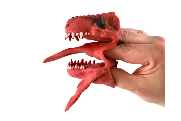 Burattino Dinosauro in Silicone per Dita