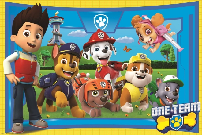 Puzzle Super Shape XL Paw Patrol: Cuccioli Amici 104 Pezzi