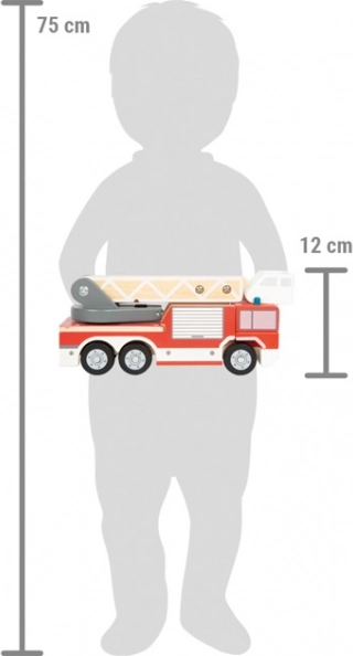 Camion dei pompieri con scala girevole per bambini