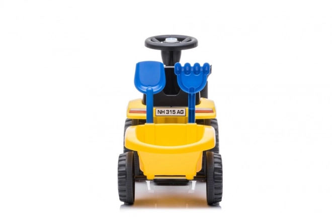 Trattore Cavalcabile New Holland Giallo