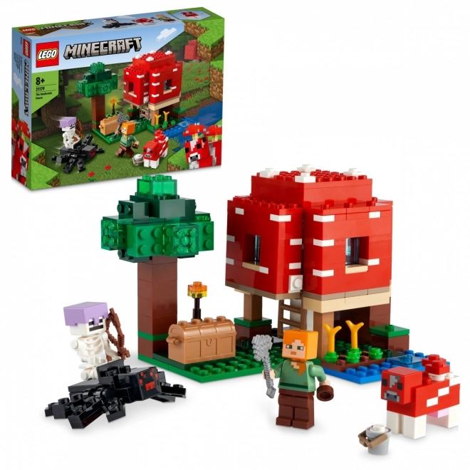 Lego Minecraft Casa Del Fungo