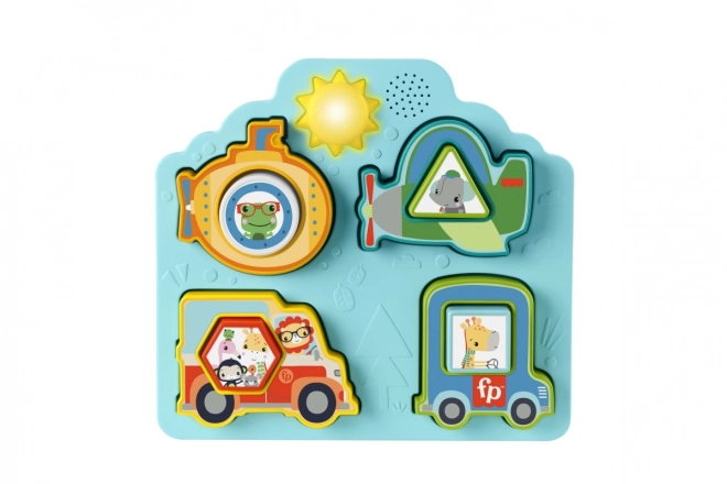 Puzzle Veicoli e Forme Fisher-Price Luci e Suoni