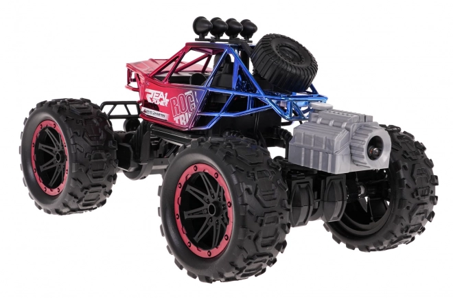 Crawler con funzione di fumo R/C rosso