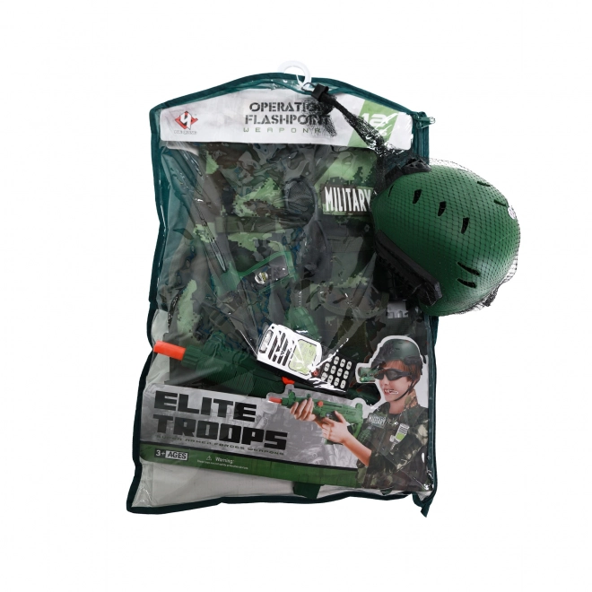 Set militare per bambini con accessori