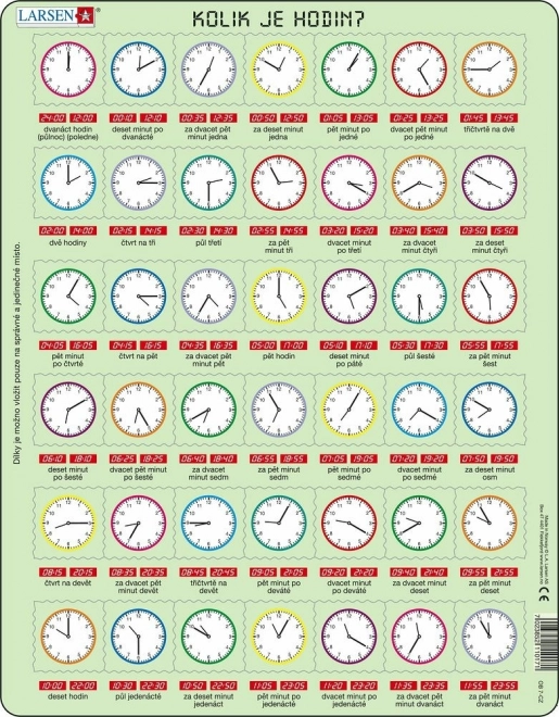 Puzzle Che ore sono? 42 pezzi