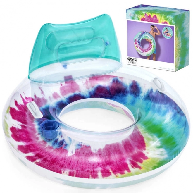 Ciambella Gonfiabile Tie Dye 118 cm Bestway