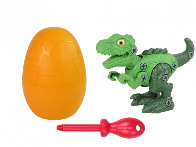 Kit dinosauro Tyrannosaurus Rex con uovo fai-da-te cacciavite verde