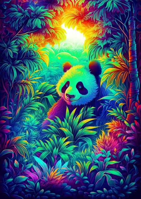 Puzzle Angolo del Panda 1000 pezzi