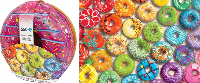 Puzzle Donut Arcobaleno 550 Pezzi