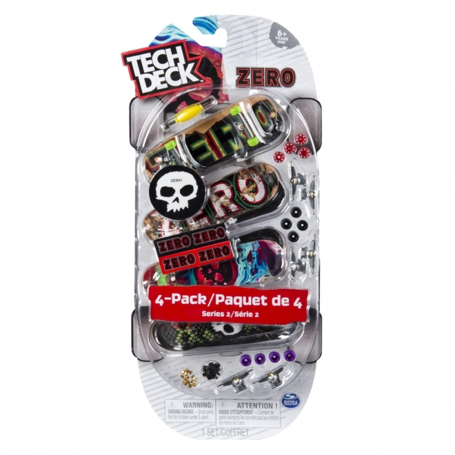 Set fingerboard Tech Deck 4 pezzi assortiti