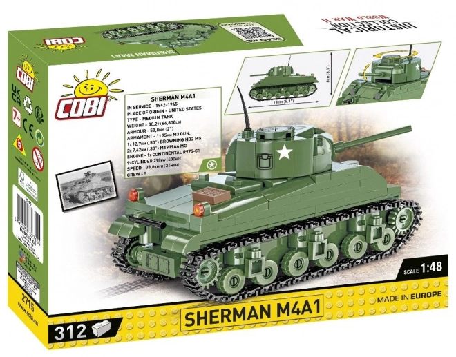 Modellino Sherman M4A1 II Guerra Mondiale