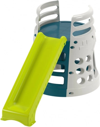 Scivolo per bambini con arrampicata e parete da arrampicata