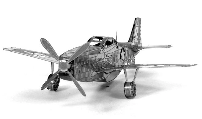 Puzzle 3D Metal Earth Aereo Mustang P-51