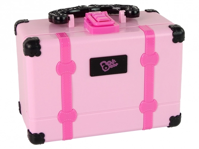 Set di cosmetici per bambini in cofanetto rosa