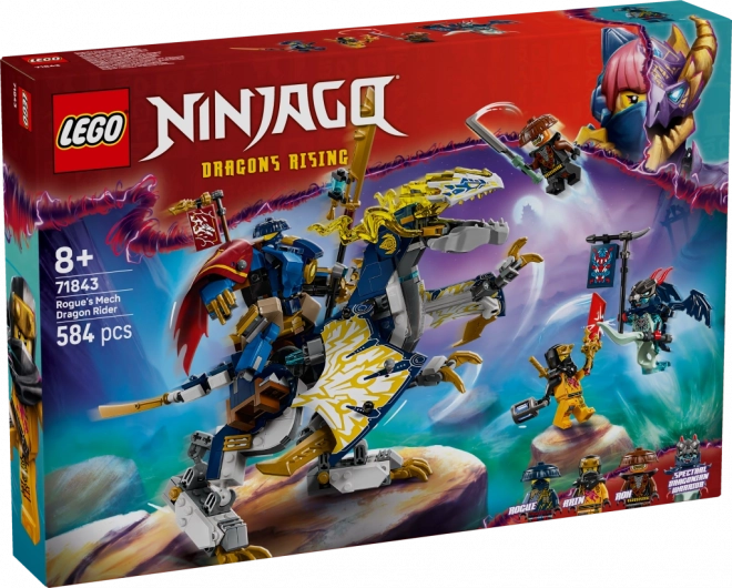 Lego NINJAGO Rogue e cavaliere drago robotico