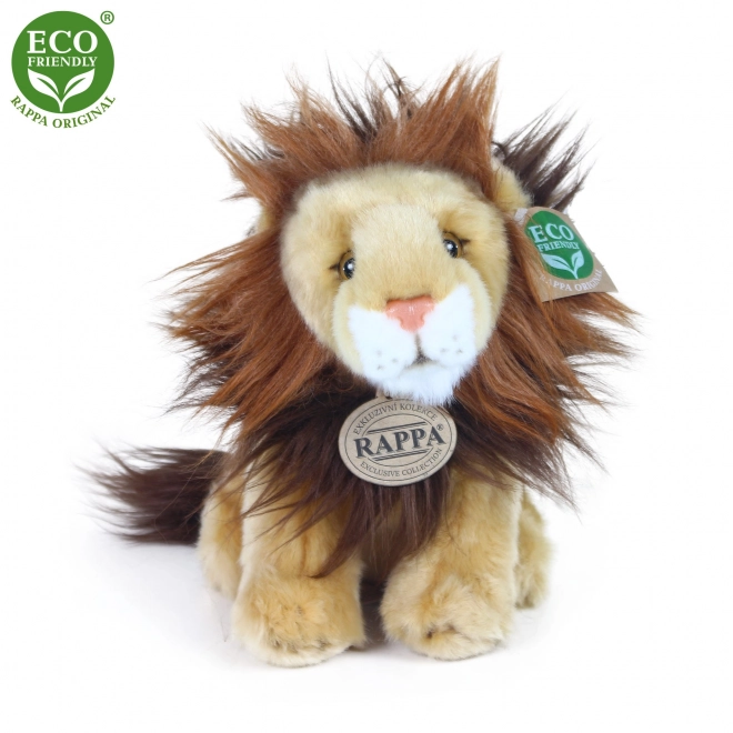 Leone Seduto di Peluche Eco-Friendly 18 cm